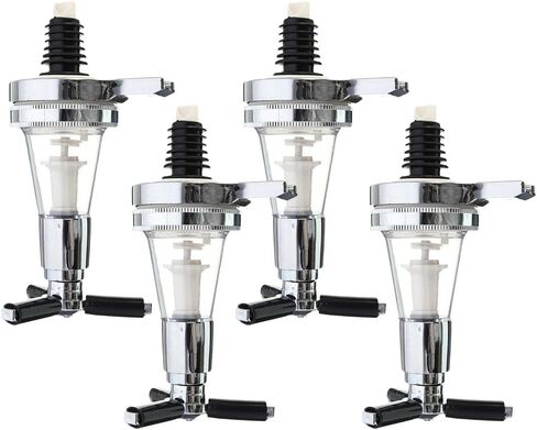 AAGAZA 4 Pieces Dual Purpose Bar Butler Wall Mounted Wine Liquor Spirit Beer Dispenser 30ml in Kuwait