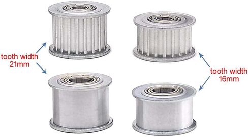 5M 20Teeth Idler Timing Pulley 8mm Bore 5mm Pitch for 15mm Width Belt 5M20T Tensioner Pulley Synchronous Wheel with Bearing (tooth width: 16mm, with tooth; bore: 8mm) in Kuwait