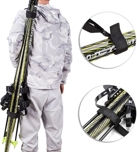Ski Tote Harness, Tough Quality Stitching, Arm for Downhill Skiing, Backcountry Gear in Kuwait