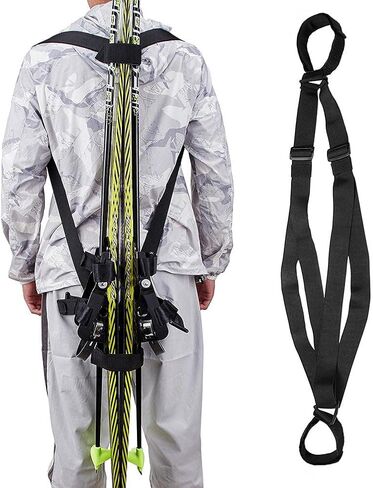 Ski Tote Harness, Tough Quality Stitching, Arm for Downhill Skiing, Backcountry Gear in Kuwait