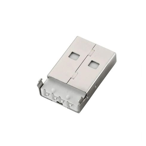 Fengpeng 5/10 قطع USB-A ذكر التوصيل نوع A USB 2.0 موصل منحني دبوس 90 درجة 4 AM مقبس (أبيض، 10 قطع) in Kuwait