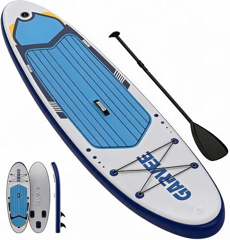 Extra Wide Inflatable Rise Paddle Board for Adults – Non-Slip EVA Deck Accessories, Ultra-Light Carry Bag & Pump – Perfect for Sea & Lake Water Sports in Kuwait