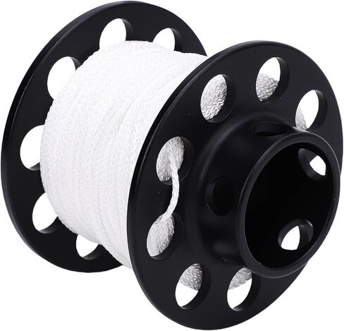 Diving Line Reel 30m Stainless Steel 2 Hook Dive Spool for Cave Exploration and Recreational Diving in Kuwait