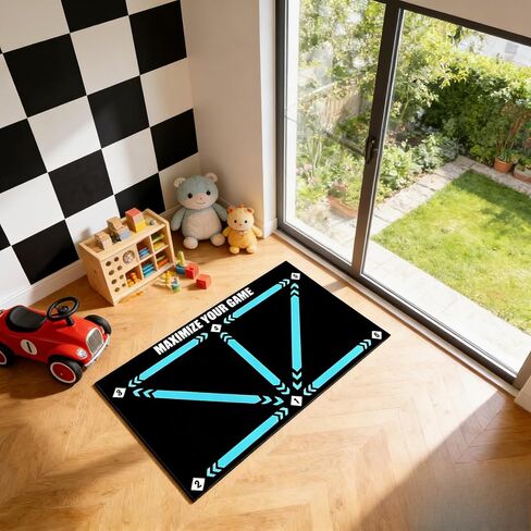 Soccer Training Mat, 15.75×23.62 IN Non-Slip Absorbent Stain Resistant Practice Pad for Indoor & Outdoor Football Training in Kuwait