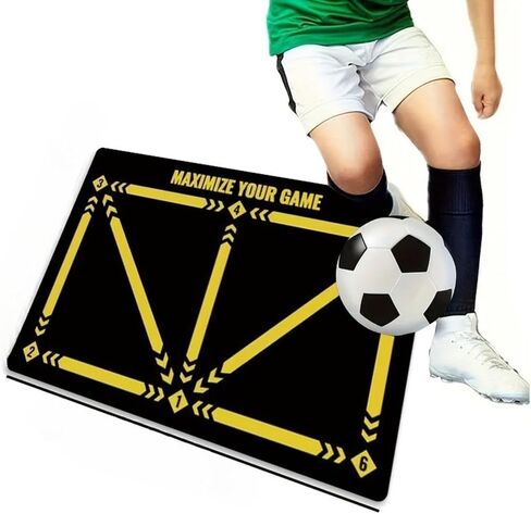 Soccer Training Mat, 15.75×23.62 IN Non-Slip Absorbent Stain Resistant Practice Pad for Indoor & Outdoor Football Training in Kuwait