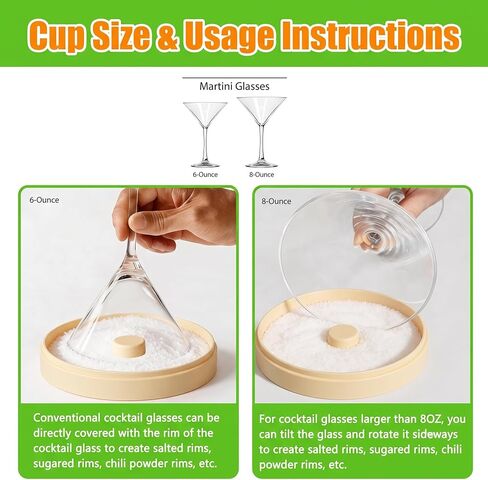 Margarita Salt Rimmer Set, 5-Tier Rimmer Holds Lime Juice Salt Sugar, Easy-Clean Durable Bar Accessories with 2 Sponges, Bar Tool for Cocktail Margarita Glasses & Drink Decorations in Kuwait