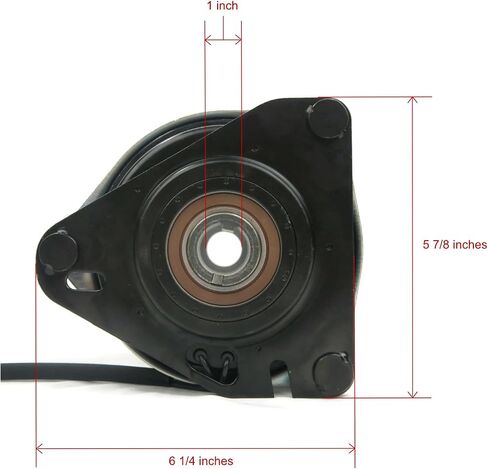 يناسب قابض PTO الكهربائي من ROP Shop Dixon D25KH48 960410185, D22H46 D2246YT 960460012 in Kuwait