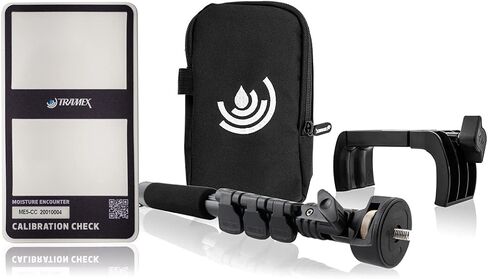 Tramex Accessory Pack for Meters MEX5 & ME5 | Use When Measuring Moisture Content in Wood, Drywall & Building Materials | Calibration Check Box, Extension Handle, 1 Set of Slide Protectors & Pouch in Kuwait