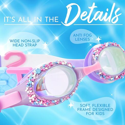 Bling2o Sprinkle Purple Kids Swim Goggles FUN8G-PURPLE in Kuwait