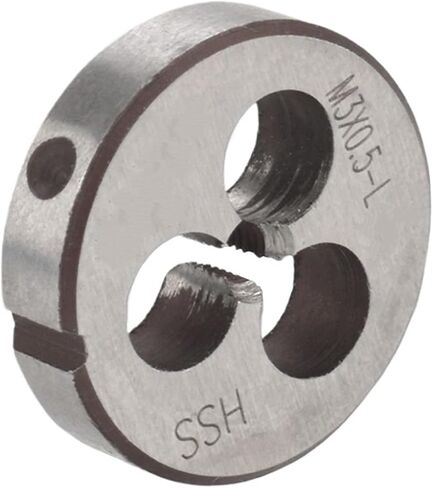 1SET HSS 6542 Left Hand Metric Screw and Die Set Thread Dies Taps M2-M20 X0.4/0.45/0.5/0.6/0.7/0.8/1/1.25/1.5/2(M6X0.5 LH) in Saudi Arabia