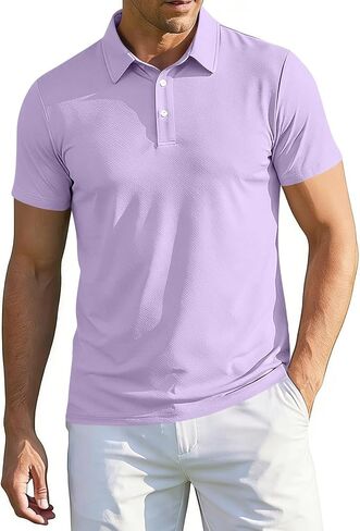 تي شيرت بولو رجالي غربي بأكمام قصيرة ورقبة على شكل حرف V من Henley لقميص كاجوال بأزرار وقميص صيفي عصري in Kuwait