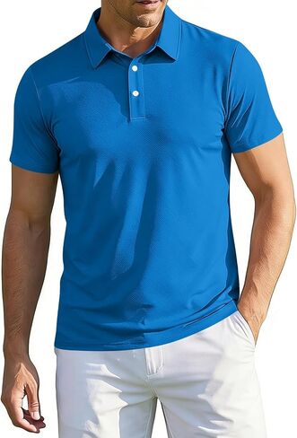 تي شيرت بولو رجالي غربي بأكمام قصيرة ورقبة على شكل حرف V من Henley لقميص كاجوال بأزرار وقميص صيفي عصري in Kuwait