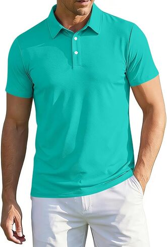تي شيرت بولو رجالي غربي بأكمام قصيرة ورقبة على شكل حرف V من Henley لقميص كاجوال بأزرار وقميص صيفي عصري in Kuwait