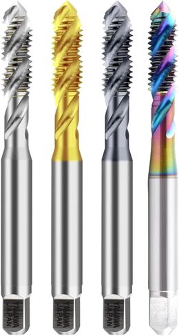 1PCS M12-M24 Metric Spiral Fluted Tap Without Coating/TC50/TIN/TICN For Aluminum/Stainless steel/Steel Screw Thread Taps(Without Coating,M14X1.5) in Saudi Arabia