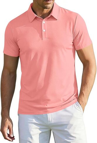 تي شيرت بولو رجالي غربي بأكمام قصيرة ورقبة على شكل حرف V من Henley لقميص كاجوال بأزرار وقميص صيفي عصري in Kuwait