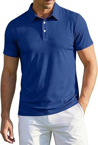 تي شيرت بولو رجالي غربي بأكمام قصيرة ورقبة على شكل حرف V من Henley لقميص كاجوال بأزرار وقميص صيفي عصري in Kuwait