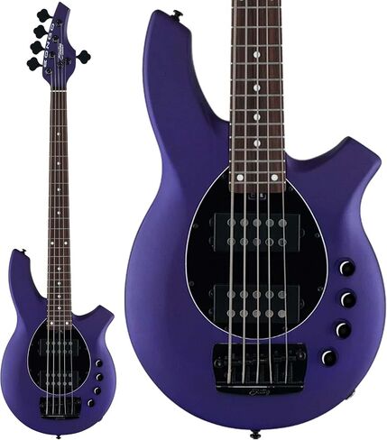 Sterling By Music Man Bongo 5 Electric 5-string Bass Guitar - Firemist Purple Satin in Saudi Arabia