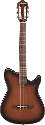 Ibanez FRH10N Thinline Nylon Acoustic-electric Guitar - Brown Sunburst in Saudi Arabia