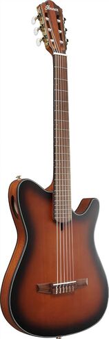 Ibanez FRH10N Thinline Nylon Acoustic-electric Guitar - Brown Sunburst in Saudi Arabia