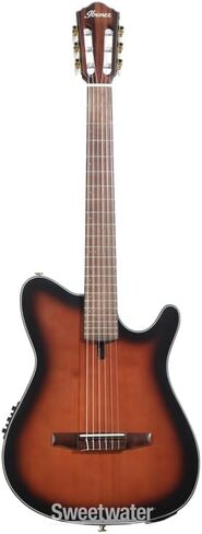 Ibanez FRH10N Thinline Nylon Acoustic-electric Guitar - Brown Sunburst in Saudi Arabia