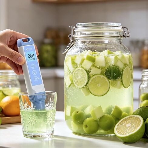 PH Water Tester Kit, Range(-2.0-16.00) PH Pen, ±0.01 pH Accuracy, PH Meter with LCD Display,POCT01-001 in Saudi Arabia