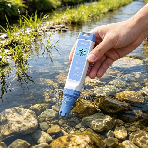 PH Water Tester Kit, Range(-2.0-16.00) PH Pen, ±0.01 pH Accuracy, PH Meter with LCD Display,POCT01-001 in Saudi Arabia
