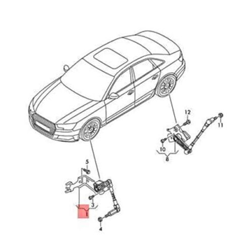 Altitude Detector 1Pair 8W0941285E Front Headlight Level Sensor 8W0941286C for A4 S4 A5 RS5 S5 16-23 Suspension Body Height Sensor in Saudi Arabia