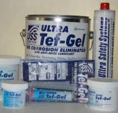 Ultra Tef-Gel TG-12 12 oz Anti-Corrosion & Anti-Seize Lubricant, Protection, Sailboat Rigging Hardware Protection, Free Application Kit Extra Brushes, Gloves in Kuwait