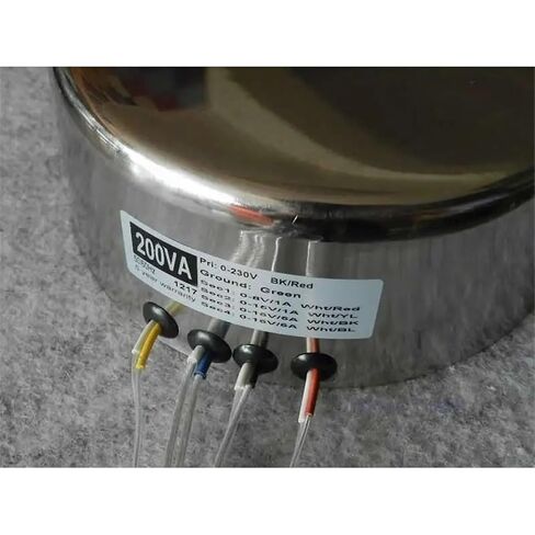 200W Stainless Steel Sealed Cover Oxygen-Free Copper 6N OFC Enameled Wire O-Shaped Transformer in Kuwait