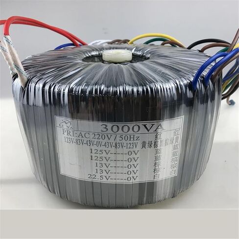 3000W Power Amplifier Ring Transformer 220V to Dual 123V125V Single 13V Single 22.5V Dry Isolated Pure Copper in Kuwait