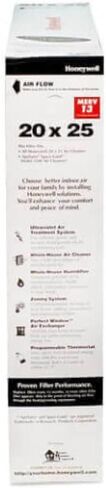 Honeywell 20" X 25" X 4" FC200E1037 Air Filter Replacement - MERV 13 (2 Pack) in Kuwait