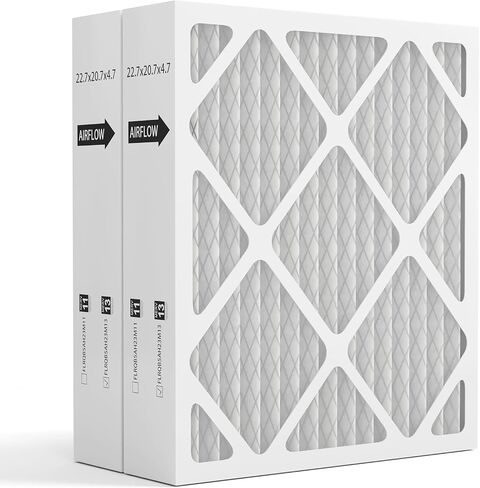 FLRQB5AH23M11 22.7x20.7x4.7 فلتر هواء Merv 13، متوافق مع فلتر الهواء ترين وEnvirowise، لأنظمة HVAC وتكييف الهواء المنزلي، عبوتان in Kuwait