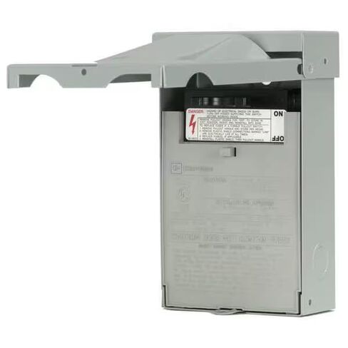 Disconnect Switch, Fusible, DPST, Single Phase, NEMA 3R, Indoor/Outdoor, Steel, Mfr: DPF221R-A in Kuwait