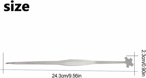 Stainless Steel Violin Sound Post Setter - S Style Violin Column Hook Rubber Gip Protector Durable Luthier Install Repair Tool with Bendable Design in Kuwait