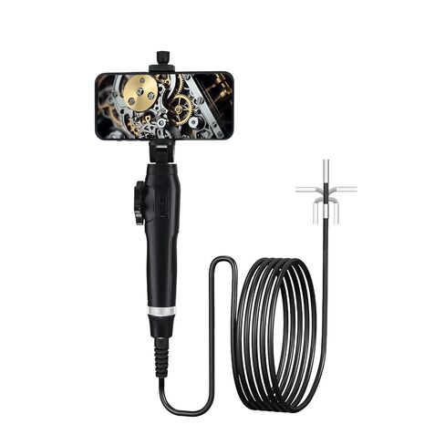 Two-Way Articulating Borescope Camera with Light, Endoscope Inspection Camera with 3.3FT Semi-Rigid Probe, IP67 Waterproof Inspection, Flexible Snake Scope for Home Repair, Automotive in Kuwait