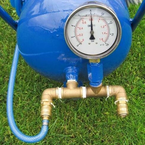 10 عبوات من النحاس مقاس 1/4 بوصة خرطوم بارب مناسب مع خيط ذكر NPT مقاس 1/8 بوصة لخطوط الغاز والوقود والمياه والهواء - مقاومة للتآكل in Kuwait