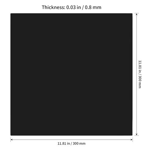 SHEUTSAN 4 Pack Anodized Aluminum Sheet, 12 x 12 x 1/32 Inch, 0.8MM Thin Metal Plates for Crafting DIY House Decoration, Black in Kuwait