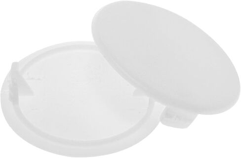 1 3/8-inch Hole Cover 35mm Diameter Round Embedded Round Hole Plastic Plug White Concealed Cover Plate for Kitchen Cabinets Closets Wardrobes, etc. 20PCS in Kuwait
