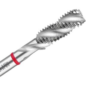 1PCS HSSE American Spiral Fluted Tap UNC/UNF/UNS0-90~12-24 1/4 5/16 3/8 7/16 1/2 9/16 5/8 3/4 7/8 1-8 Machine Screw(UNC1-64) in Saudi Arabia