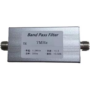 BPF-7-200 مرشح ممر الموجة 7 ميجا هرتز، 40 مترًا، ممر الموجة BPF مضاد للتشويش، 200 وات in Saudi Arabia