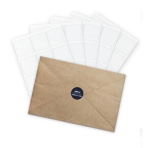 Fluxynara Double Sided Adhesive Tabs, 1 inch Square, Clear, Refill Pack of 60, for Wall Mounting Felt Board in Kuwait
