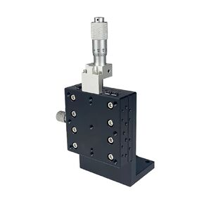 Z Axis 80 * 80mm Sliding Table Manual Displacement Vertical-Lift Cross Roller Guide Linear Stage 1Pcs in Kuwait