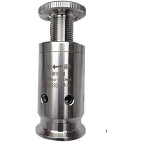 1.5" 2" Tri Clamp 0.3-4 Bar Adjustable Pressure Relief Safety Valve Sanitary SUS 304 Stainless(K50.5mm) in Kuwait