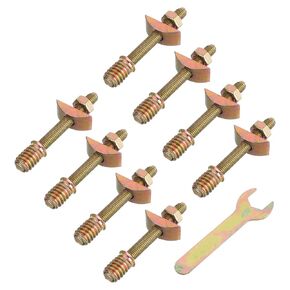 uxcell 8 Set CounterTop Connector, 5/16" x 3" Desktop Furniture Fastening Connectors Kit Used to Connect Table Top Bed Butcher Block CounterTops in Kuwait