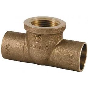 بديل لـ 3/4 بوصة × 3/4 بوصة × 1/2 بوصة برونزي مُشكل C x C x F تي شيرت نحاسي in Kuwait