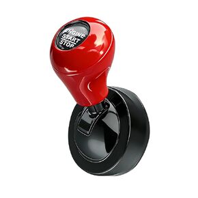 Joystick Push Start Rocker Cover, Red Unlabeled Metal One Button Start Lever, Universal Game Console Style for Most Vehicle Models in Kuwait
