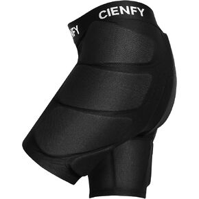 Cienfy Protective Padded Shorts EVA Tailbone Pad for Snowboarding, Skating and Skiing, 3D Hip Protection Impact Gear for Hip, Butt and Tailbone in Saudi Arabia