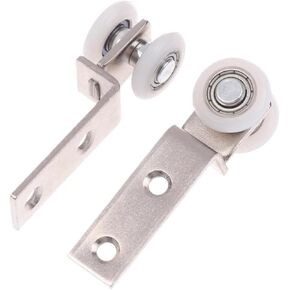 2pcs Curtain Pulleys Sliding Door Pulley Hanging Track Pulley Block for Sliding Door Cabinets Window Hardware(A2) in Kuwait