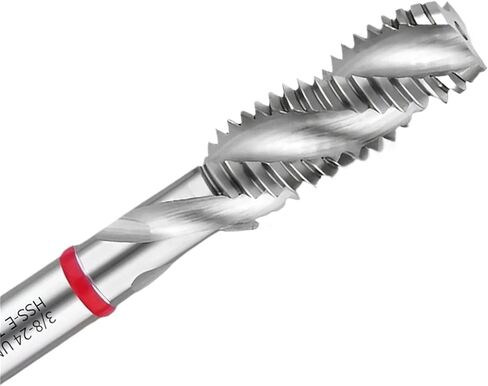 1PCS HSSE American Spiral Fluted Tap UNC/UNF/UNS0-90~12-24 1/4 5/16 3/8 7/16 1/2 9/16 5/8 3/4 7/8 1-8 Machine Screw(UNC1-64) in Saudi Arabia