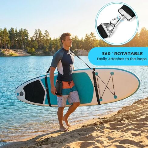 SUP Kayak Carry Strap Adjustable Paddle Board Shoulder Strap with Padded Shoulder Paddle Board Accessories for Women and Men Paddleboard Carrier in Kuwait